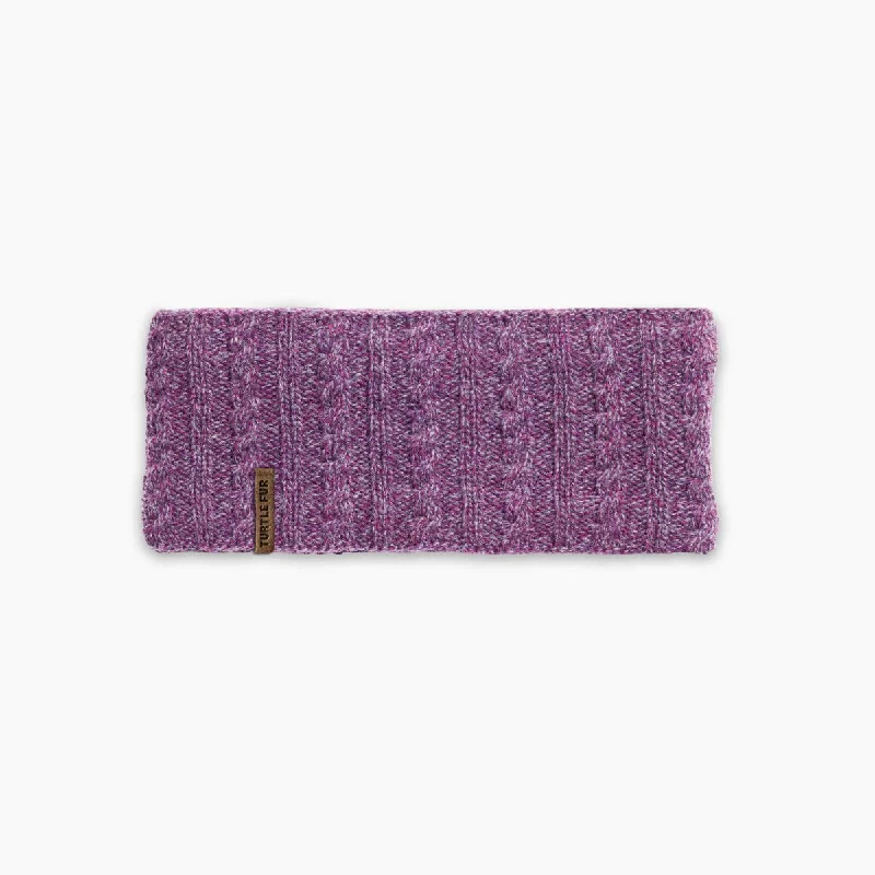 Lambswool Tara Headband - Amethyst