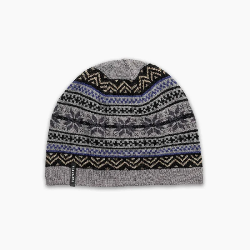 Merino Wool Nuka Beanie - Gray