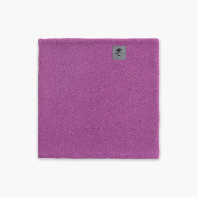 Micro Fur Fleece Double-Layer Neck Warmer - Orchid