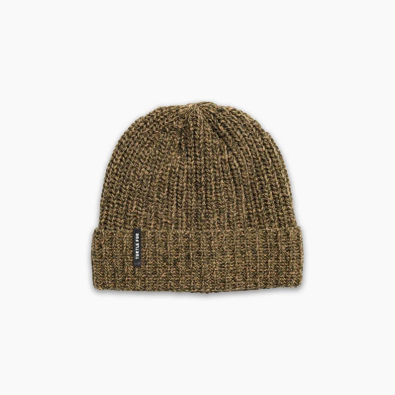 Ocean Ragg Wool Ethan Beanie - Hay