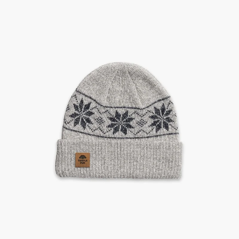 Ocean Ragg Wool Mount Snow Beanie - Beige