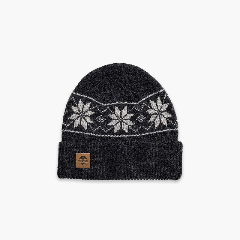 Ocean Ragg Wool Mount Snow Beanie - Black