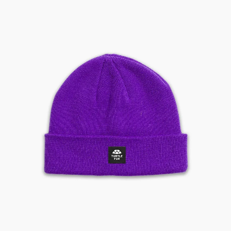 Pathfinder Knit Cuff Beanie - Purple