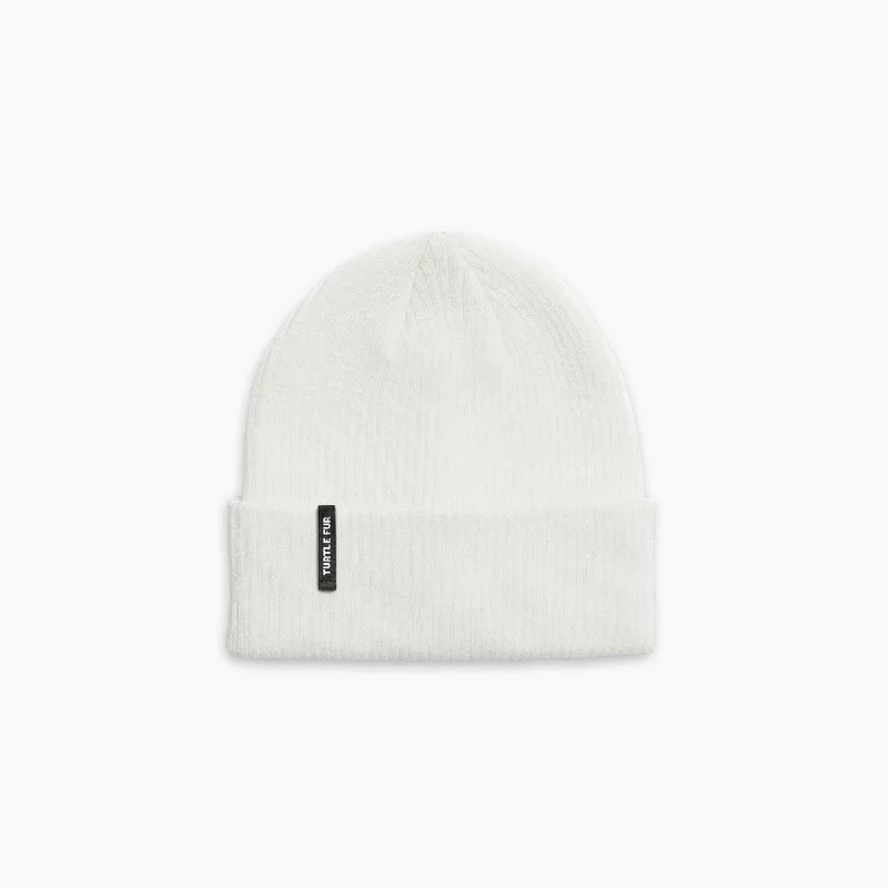 Polylana Chairith Cuff Beanie - White