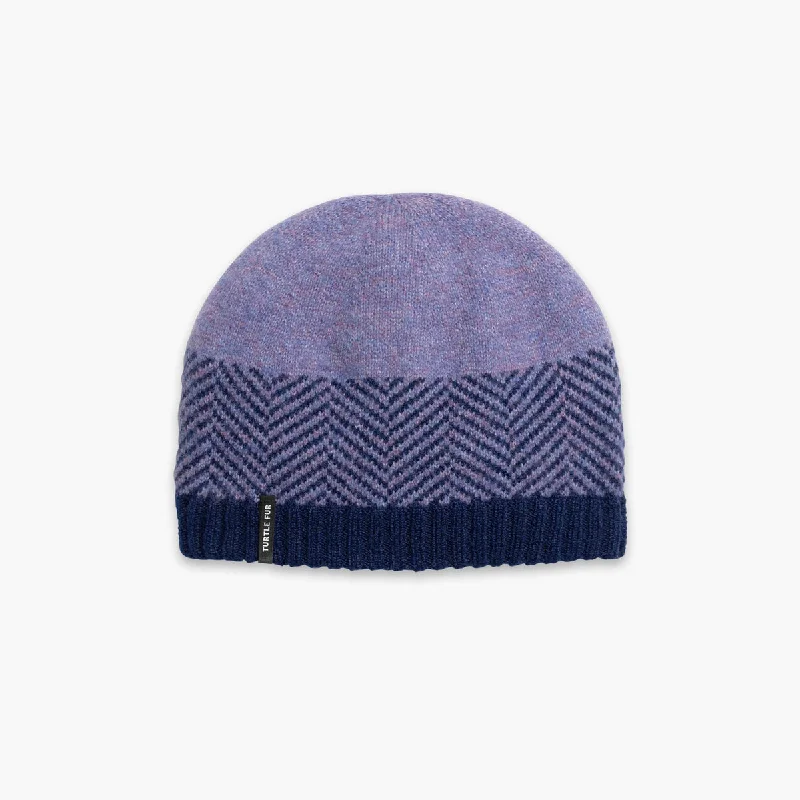 Recycled Haring Knit Beanie - Iris