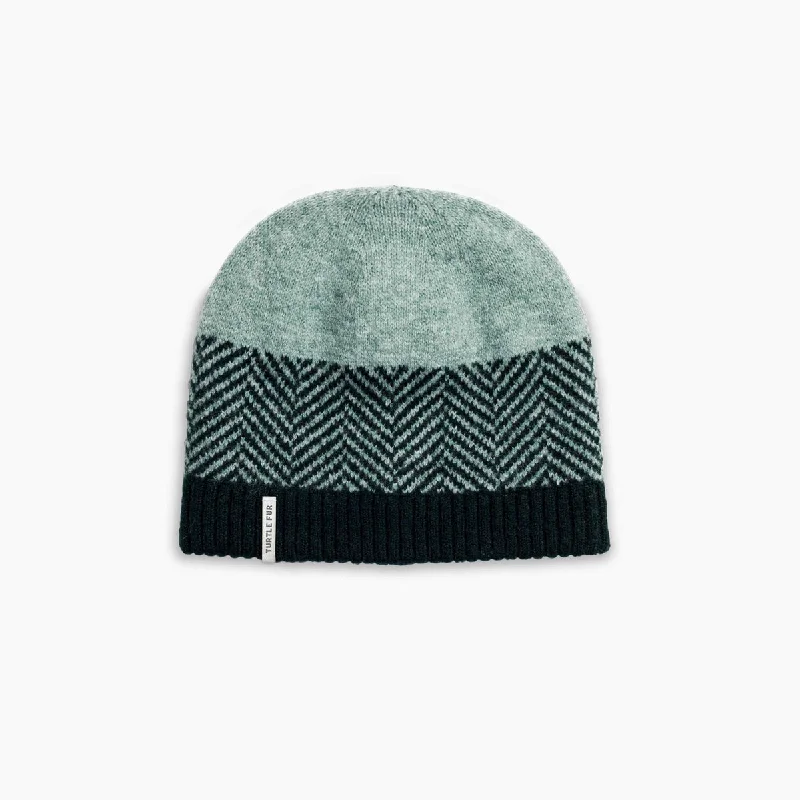 Recycled Haring Knit Beanie - Sage