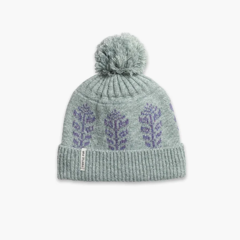 Recycled Knit Freya Beanie - Sage