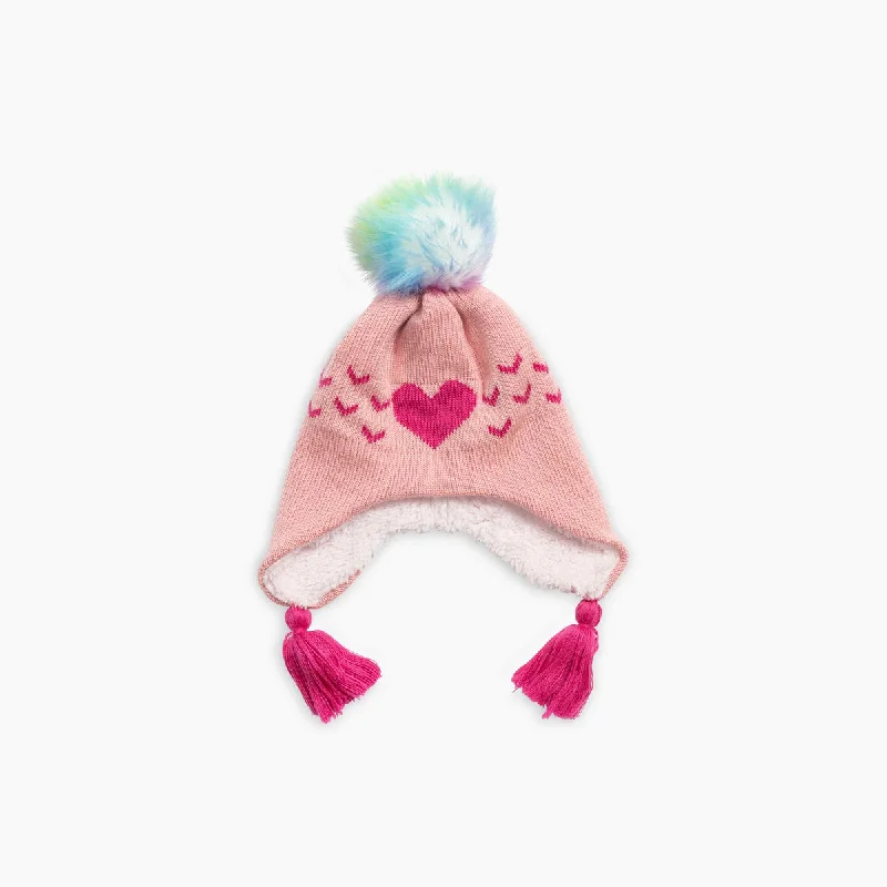 Toddler Sophie Earflap - Pink